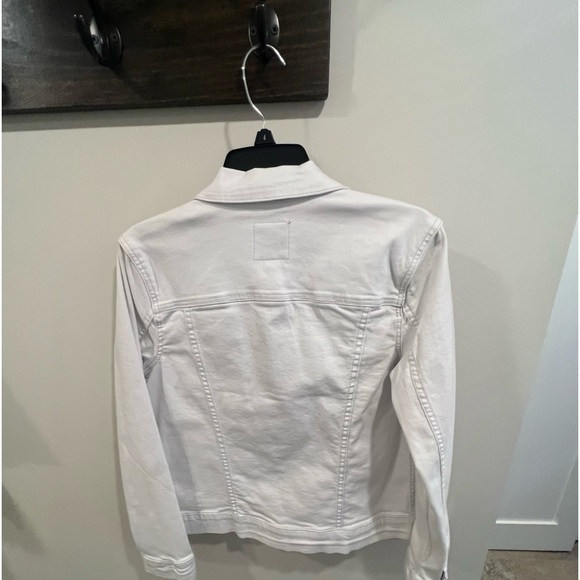 Joe’s Relaxed Denim Jacket, Medium, White, New with tags - Picture 3 of 5